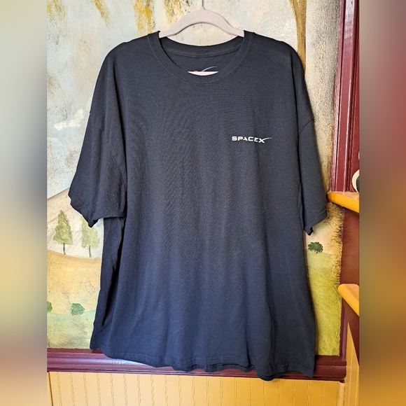 Space X Other - Space X T Shirt Short Sleeve Black Men’s Unisex 3X Rocket Engine Elon Musk